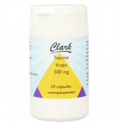 Clark Taurine 500 mg 50 capsules | Superfoodstore.nl