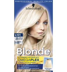 Haarverf Schwarzkopf Blonde haarverf platinum blond L101 1 set