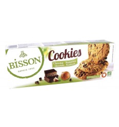 Bisson Cookies chocolade hazelnoot 200 gram | Superfoodstore.nl