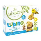 Bisson Ludino koekjes met melkchocolade 4 zakjes 160 gram