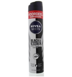 Nivea Men deodorant black & white XL spray 200 ml