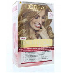 Loreal Excellence creme 7.3 goudblond 1 set | Superfoodstore.nl