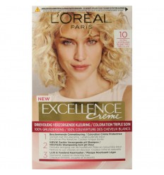 Loreal Excellence 10 Extra lichtblond 1 set | Superfoodstore.nl