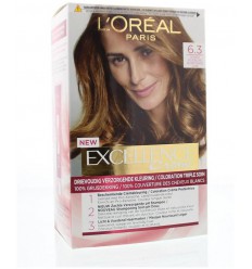 Loreal Excellence 6.3 Donker goudblond 1 set | Superfoodstore.nl