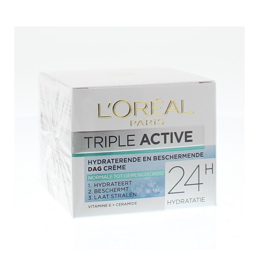Loreal paris triple active creme dag normale gemengde huid
