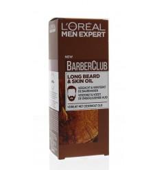 Loreal Barber club long beard & skin oil 30 ml