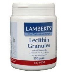 Lamberts Lecithine granules 250 gram | Superfoodstore.nl