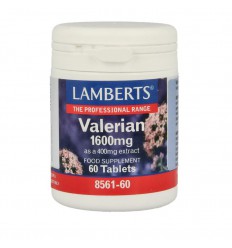 Lamberts Valeriaan 1600 mg 60 tabletten | Superfoodstore.nl