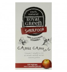 Royal Green Camu camu vitamine C 120 vcaps | Superfoodstore.nl