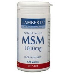 Lamberts MSM 1000 mg 120 tabletten | Superfoodstore.nl