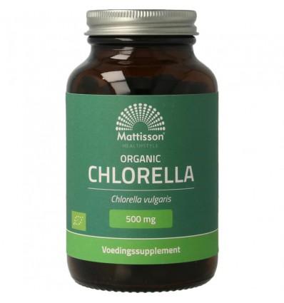Chlorella Mattisson 500 mg biologisch 240 tabletten kopen