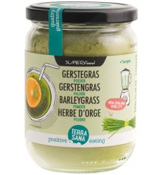 Terrasana Gerstegras poeder in glas biologisch 130 gram