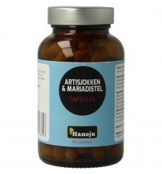 Hanoju Artisjok 200 mg & mariadistel 200 90 capsules