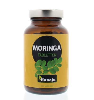 Moringa Hanoju oleifera heelblad 500 mg 250 tabletten kopen