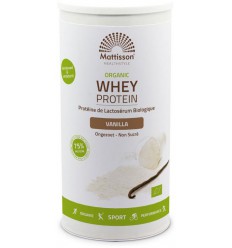 Mattisson Wei whey proteine vanille 80% 450 gram |