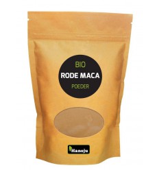 Hanoju Maca red organic premium powder biologisch 250 gram