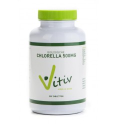 Vitiv Chlorella 500 mg biologisch 250 tabletten