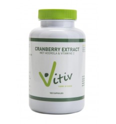 Vitamine C Vitiv Cranberry capsules 100 capsules kopen