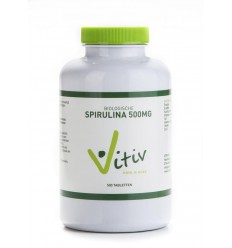 Vitiv Spirulina 500 mg biologisch 250 tabletten