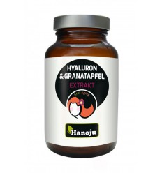Hanoju Hyaluronzuur granaatappel extract 90 vcaps |