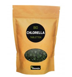 Hanoju Chlorella 400 mg papier zak biologisch 625 tabletten