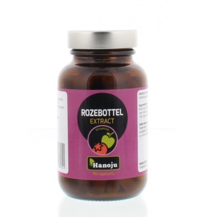 Multivitamine Hanoju Rozenbottel extract 45% vit C 500 mg 90 capsules kopen