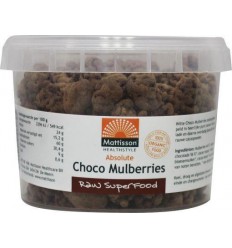 Mattisson Absolute raw choco mulberries biologisch 150 gram
