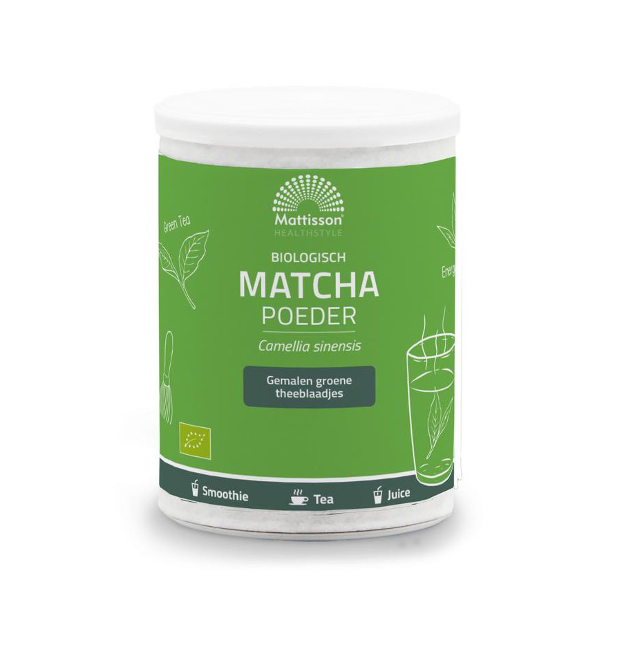 Matcha powder poeder green tea bio