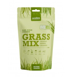 Purasana Grassenmix sap poeder 200 gram | Superfoodstore.nl