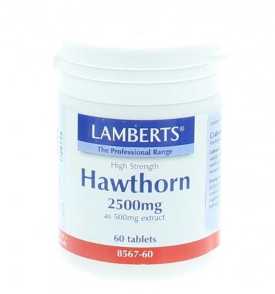 Meidoorn Lamberts Crataegus 2500 mg (hawthorn) 60 tabletten kopen