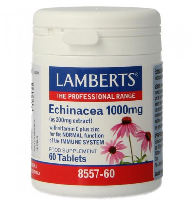 Echinacea Lamberts 1000 mg met zink en vitamine C 60 tabletten kopen
