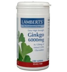 Lamberts Ginkgo 6000 180 tabletten | Superfoodstore.nl