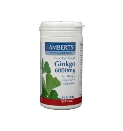 Ginkgo biloba Lamberts Ginkgo 6000 180 tabletten kopen