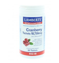 Lamberts Cranberry 60 tabletten | Superfoodstore.nl