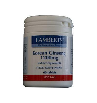 Lamberts Ginseng Koreaans 1200 mg 60 tabletten