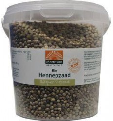 Mattisson Hennepzaad ongepeld 400 gram | Superfoodstore.nl