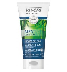 Lavera Men Sensitiv douchegel shower gel 3in1 EN-FR-IT-DE 200 ml
