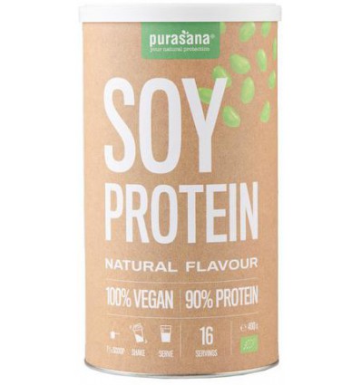 Purasana Vegan Soy Protein naturel 400 gram