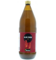 Hanoju Aloe ferox heel blad sap glas fles 1 liter