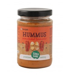 Terrasana Hummus spread zongedroogde tomaat biologisch 190 gram