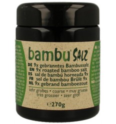 Bambu Salz Bamboezout zeer grof 9x gebrand 270 gram