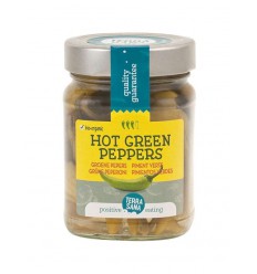 Terrasana Groene pepers hot 230 gram