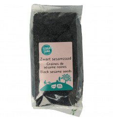 Terrasana RAW sesamzaad zwart ongepeld biologisch 225 gram