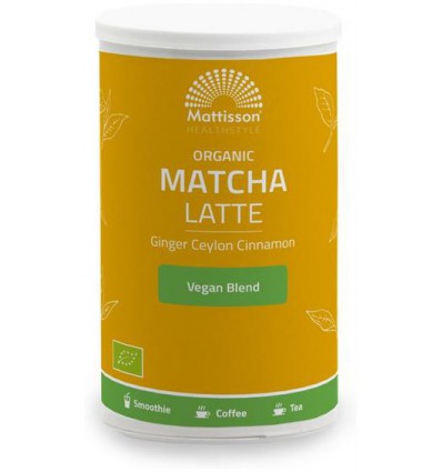 Mattisson Latte matcha gember - Ceylon kaneel 140 gram