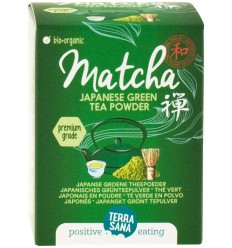 Terrasana Matcha premium groene thee biologisch 30 gram