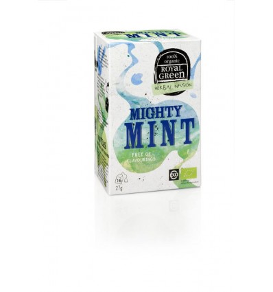 Kruiden thee Royal Green Mighty mint biologisch 16 zakjes kopen