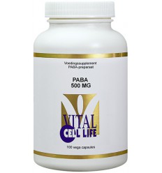 Vitamines Vital Cell Life PABA 500 mg 100 vcaps kopen