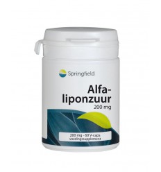 Antioxidanten Springfield Alfa-liponzuur 200 mg 60 vcaps kopen