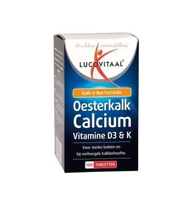 Lucovitaal Oesterkalk calcium 100 tabletten