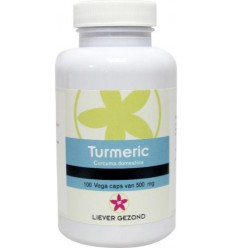 Liever Gezond Turmeric curcuma 500 mg 100 capsules